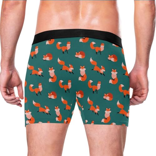 Men's Boxer Briefs Novelty Soft and Breathable with Fly Fox Underwear for Men3
