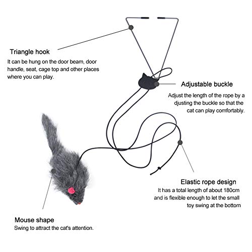 Giocattolo a libellula per gatti, da appendere
