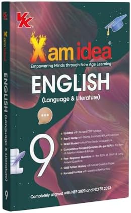 Xam idea Class 9 English (Language & Literature) | Latest CBSE Syllabus| NEP 2020 & NCFSE 2023 Aligned | With Competency-Focused & Free Response Qs | Self-Assessment Tests