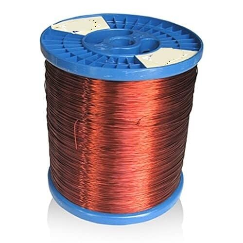 Hochtemperaturbeständiger, sauerstofffreier Kupferlackdraht for elektromagnetische Experimente, 1 kg(D0.6mm)