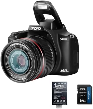 64MP Digital Camera for Photography & Video, 360X