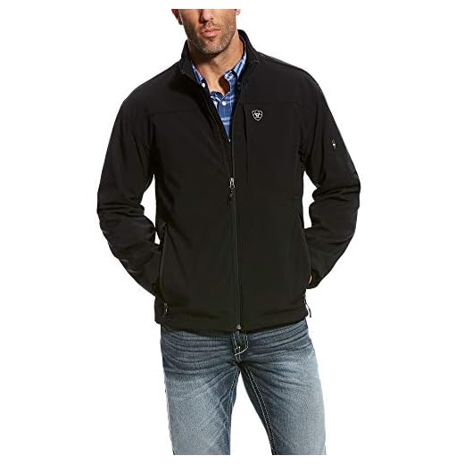 Ariat Male Vernon 2.0 Softshell Jacket Black Medium