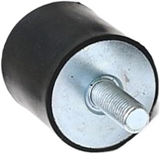 GTPBAO Stud Bushing 1pcs M8x23mm Rubber Mounts 25/30/40mm Rubber Metal Anti Vibration Bobbin Isolator Damper for Air Compressors, Engines Threaded Isolator (Size : M8x23mm - 40x40mm)