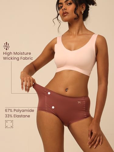 Image of Krvvy Airsoft Boyshorts | Women's High Coverage Mid-Rise Underwear with Four-Way Stretch | All Day Breathability | Lightweight & Seamless