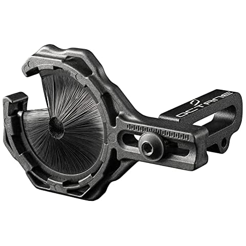 OCTANE Octagon Durable Silent Ambidextrous Hunting Archery Bow Brush Arrow Rest with Full Windage Adjustment, 73455X07 Cover