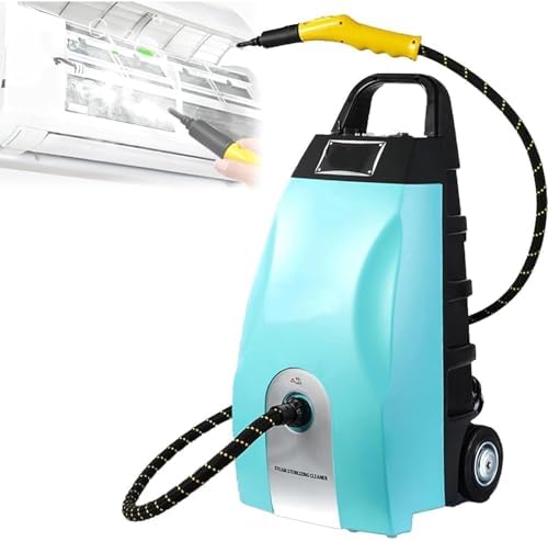 3000W High-Pressure Commercial Steam Cleaner - Portable 3.5L Steam Engine for Kitchen Grease, Carpets, Home & Car Washing, AC Cleaning with Accessories (Yellow)