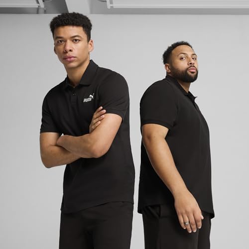 Image of Puma Men Cotton Solid Regular Fit Polos