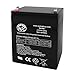 AJC Battery Compatible with Technacell EP1245 12V 4.5Ah Emergency Light Battery