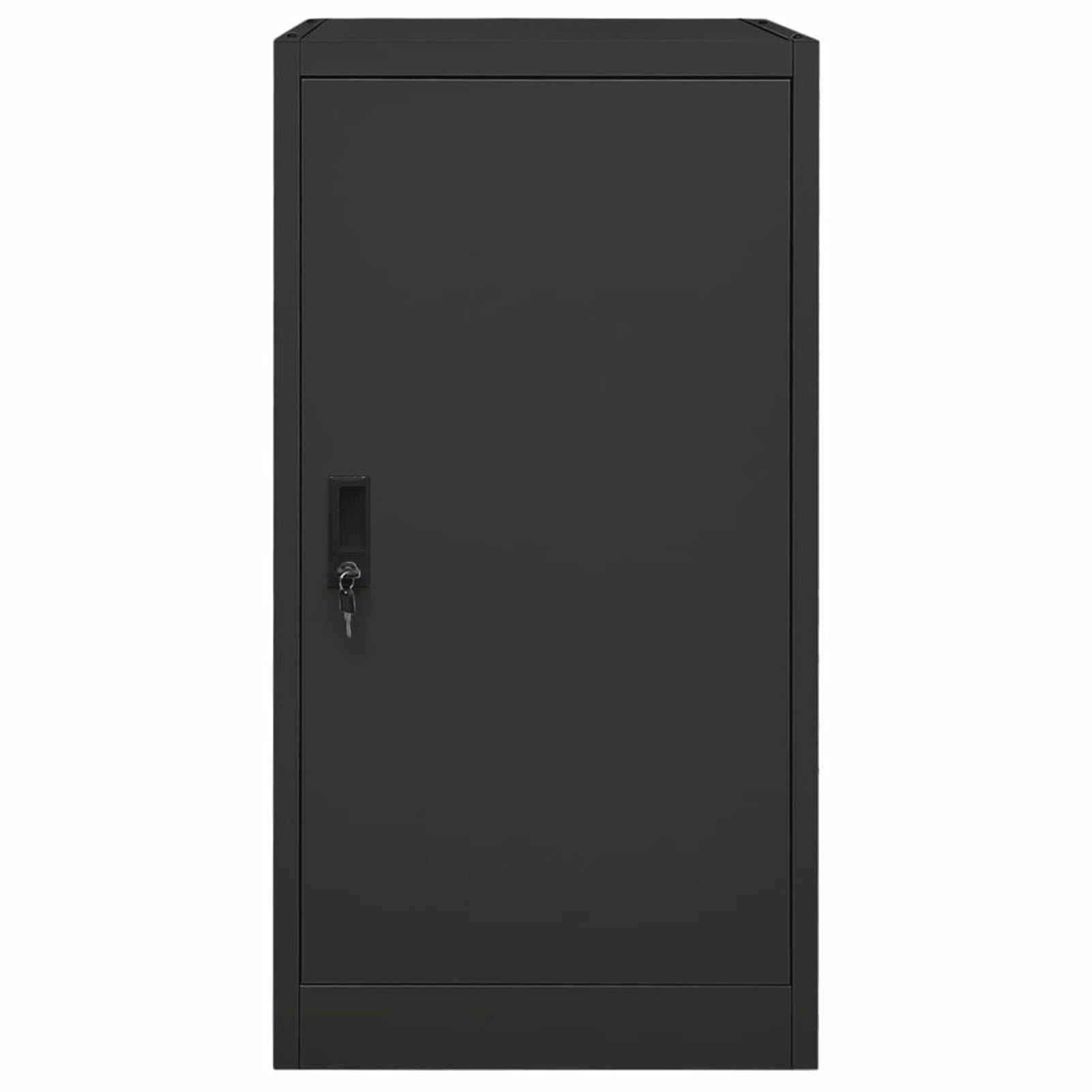 Homgoday Armario para sillas de Montar Acero Gris Antracita 53x53x105 cm