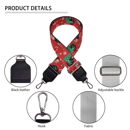 Image of Jeiento Wide Purse Strap Wide Shoulder Strap Adjustable Replacement Belt Soft Guitar Shoulder Straps for Women Girls Gifts