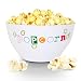 Wabash Valley Farms Fun Time Popcorn Bow l- Festive Plastic Serving Dish, Reads “Popcorn” on the Outside with a Bright Yellow Inside, Perfect for Family Movie Night, As a Gift and More - 6-Quarts