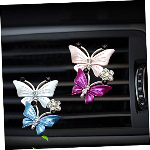 CLISPEED 2 Unidades Perfume Para Interior De Carro Difusor De Óleo Essencial Portátil Clipes De Vent