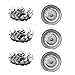 SH90 Replacement Heads for Philips Norelco Shaver Series 9000 ，Series 8000 & 8950，MultiPrecision Blades, Easy Cut and Installation.