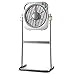 Ventilatore NAN Pavimento Portatili, Altezza Regolabile in Altezza Sollevamento Tavolo Verticali da Tavolo Uffici-Grigio Brezza Fresca