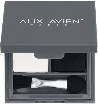 ALIX AVIEN Eyeshadow - Duo Eyeshadow 201 Pearly White & Black Velvet 3 g