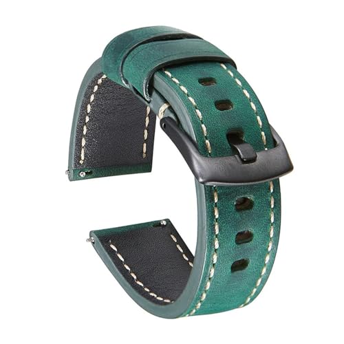 Bracelet montre cuir vache libération rapide sangle poignet 20mm 22mm