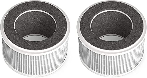 Nispira MSB3 True HEPA Air Filter Replacement Compatible with Membrane Solutions MSB3 Air Purifier, 2 Packs