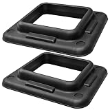 BSFIT Pack 2 Módulos Elevadores para Step Profesional 110 cm - Patas de Repuesto Antideslizantes - Compatibles con Step de Aerobic Grande - Fabricado en España