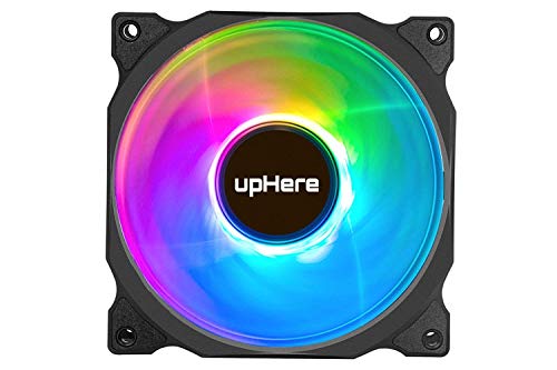 upHere RGB LED Ventola da 120mm Flusso d'Aria Elevato e Ventola Silenziosa 5 Pack/C8123-5