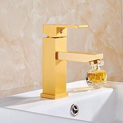Mitigeur lavabo or en aluminium spatial YRYRYW pour une salle de bain moderne chic