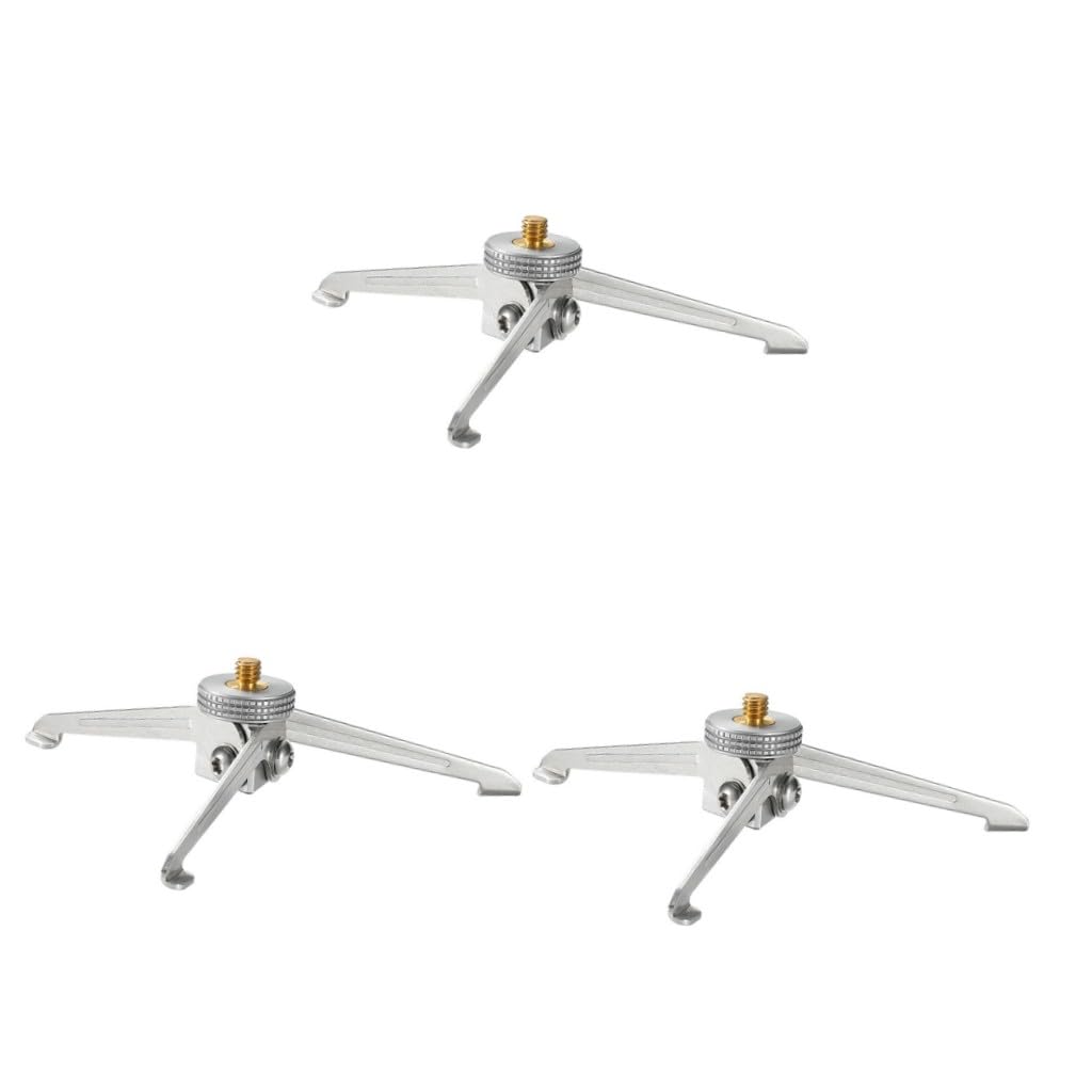 HEMOTON 3pezzi Treppiede Per Fotocamera Outdoor e Camping Mini Treppiede Flessibile Per Smartphone e Attrezzatura Fotografica