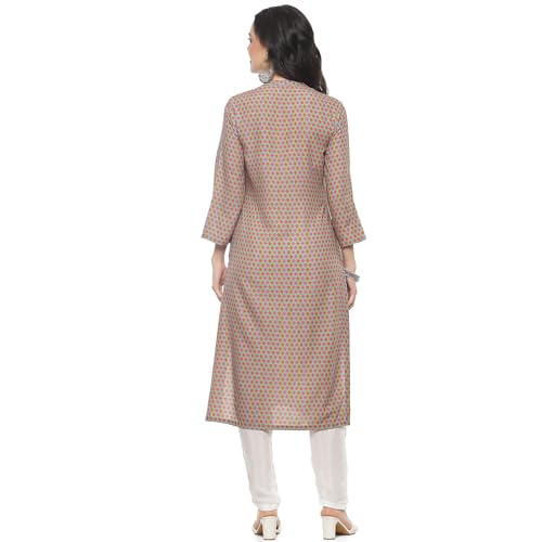 Image of Rangriti Green Rayon Staight Kurta for Women