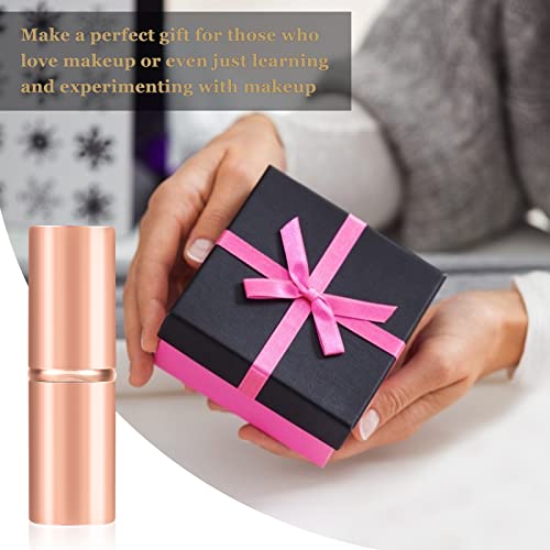 Falliny Retractable Makeup Brushes, Travel Kabuki Powder Foundation Brush, Portable Face Liquid Foundation Sunscreen Brush With Cover For Blending Liquid, Bronzer,Cream Or Flawless Powder Cosmetics #TOP6