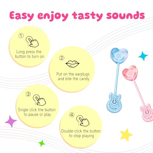 SWOOT Musical Lollipop 2 Pack, Heart Shape, Sugar Free, Birthday Song - image 8
