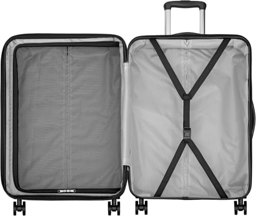 TOTAL TRAVELWARE Everest Expandable Hardsided Spinner (Black, 28-Inch Checked Large) by TOTAL TRAVELWARE - Used condition - Image 5