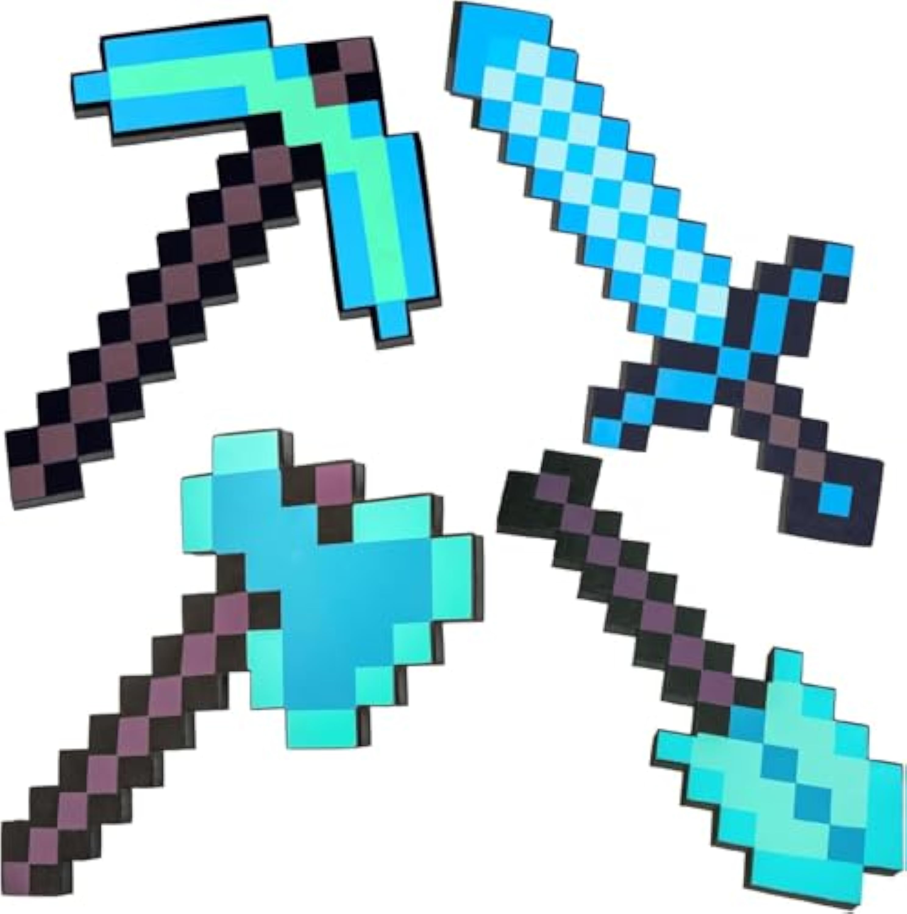 CHANGYUE Pickaxe Sword , Pick Foam Figura de acción Accesorio Hacha Pala Juego Espadas Juguete para fanáticos del Juego