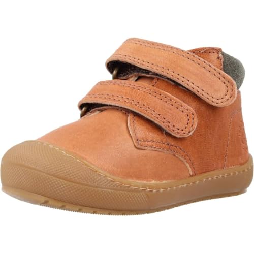 Primigi 4907500P Marron chaussure basket cuir enfant automne hiver