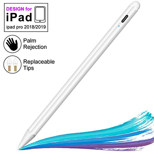 Stylus Pen for iPad with Palm Rejection, MEKO Fine Tip Active Stylus Compatible