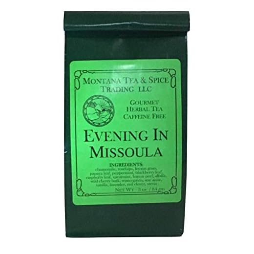 Evening in Missoula Tea Loose Leaf Tea - Montana Tea and Spice Trading –3 Ounces (Evening in Missoula, Single)
