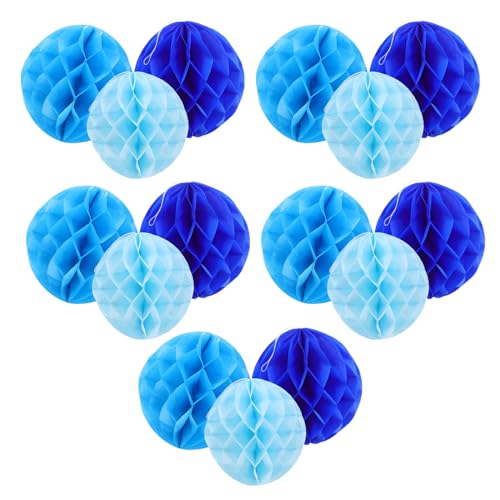 Alipis 15 Piezas Bolas de Panal de Papel Multicolor Esferas de Decorativas para Pared Adornos Colgantes para Fiestas Bodas y Shower Decoración Versátil y Ligera