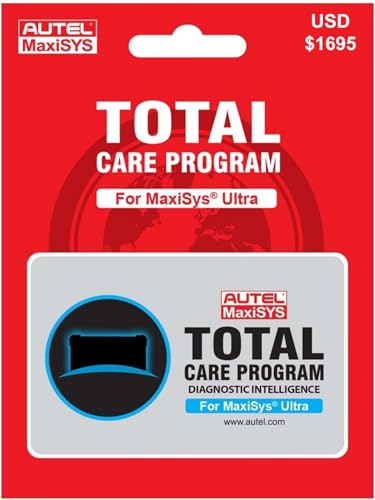 Autel MaxiSys Ultra 1-Year Update Service, Total Care Program (TCP) Card, One Year Software Subscription & Warranty