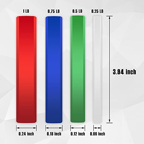 Everymate Fractional Weight Plates Set Of 8 Micro Weight Plate Pair Of 0.25Lb 0.5Lb 0.75Lb 1 Lb For Olympic Barbells For Strength Training Micro Plates Weight Plate #TOP3