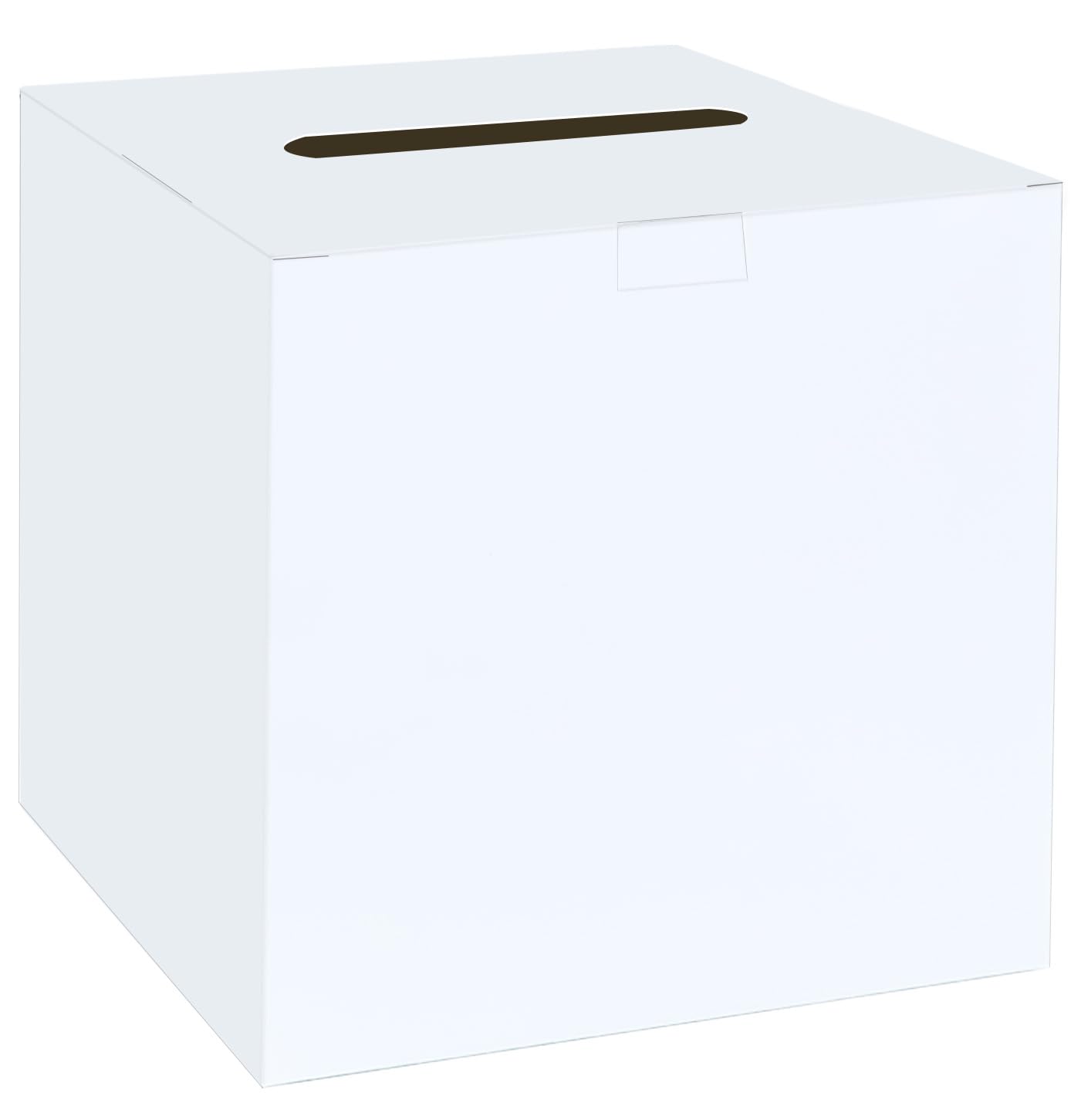 SietDESEO White Card Box for Party Large Gift Card Box Holder 9.8" x 9.8" Money Cards Box Diy Card Box for Wedding Reception Baby Shower Birthday Cards Box Holder