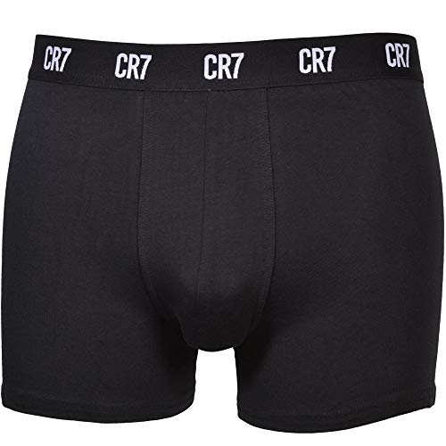 CR7 3-Pack Classic Logo Men's Boxer Trunks, Black (XL 36-38)2