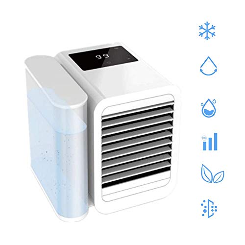 Mobile Klimageräte Mini Klimaanlage Luftkühler Conditioner mit Wasserkühlung für Schlafzimmer,Büro,Auto