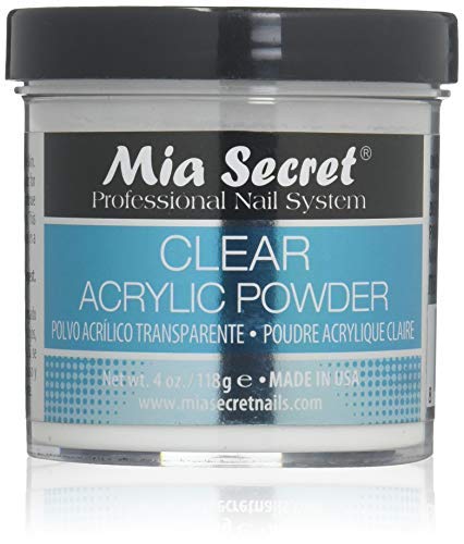 Mia Secret Clear Acrylic Powder 4Oz #TOP19