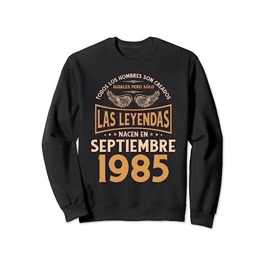 Cumpleaños Hombre Regalos Las Leyendas Septiembre 1985 Sudadera