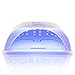 Wisdompark UV Nail Lamp 72W LED Nail Dryer Lamp Professional Led UV Nail Lamp,Nail Curing Lamp Gel Nail UV Light with 36 Dual LED UV Beads IR Sensor Gel Nail Polish UV Light for Gel Nails