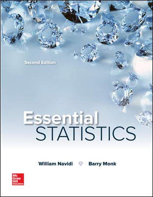 Essential Statistics 2nd Edition (Instructor's ... 1259869571 Book Cover
