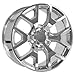 OE Wheels CV92 22 Inch Rims Fit Sierra 1500 Honeycomb Style 6x139.7 22x9 Chrome - Hollander 5656 (Set of 4)