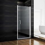 SONNI Nischentür dusche 80 cm glastür dusche pendeltür dusche dusche glastür