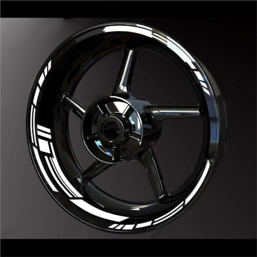 Autocollants réfléchissants roues moto Kawasaki Z1000SX Z900 jante 17"