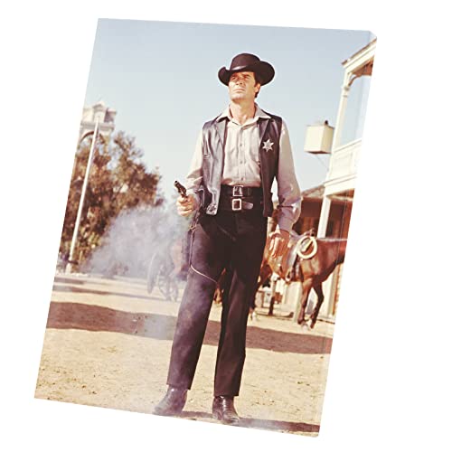 Photo de film cowboy vintage sur toile imprimée haut de gamme style western