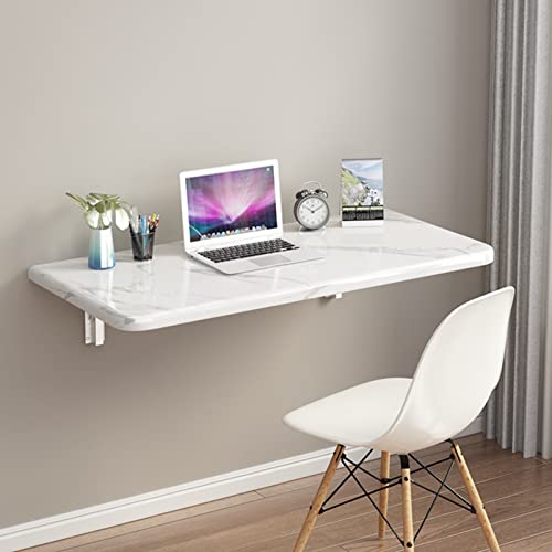 Bureau d'ordinateur gain de place, bureau mural pliant 100x50 pour travailler en petit espace