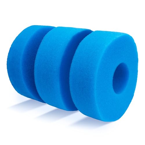 Neowah 3-Pack Foam Sponge Filter Media, Laguna Pressure-Flo