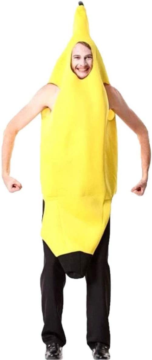 Amazon.co.jp: バナナ 面白い コスプレ 衣装 ハロウィン 面白 着ぐるみ